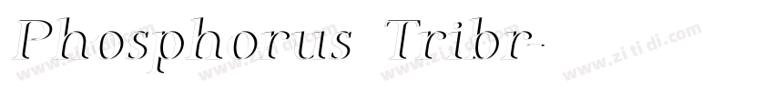 Phosphorus Tribr字体转换